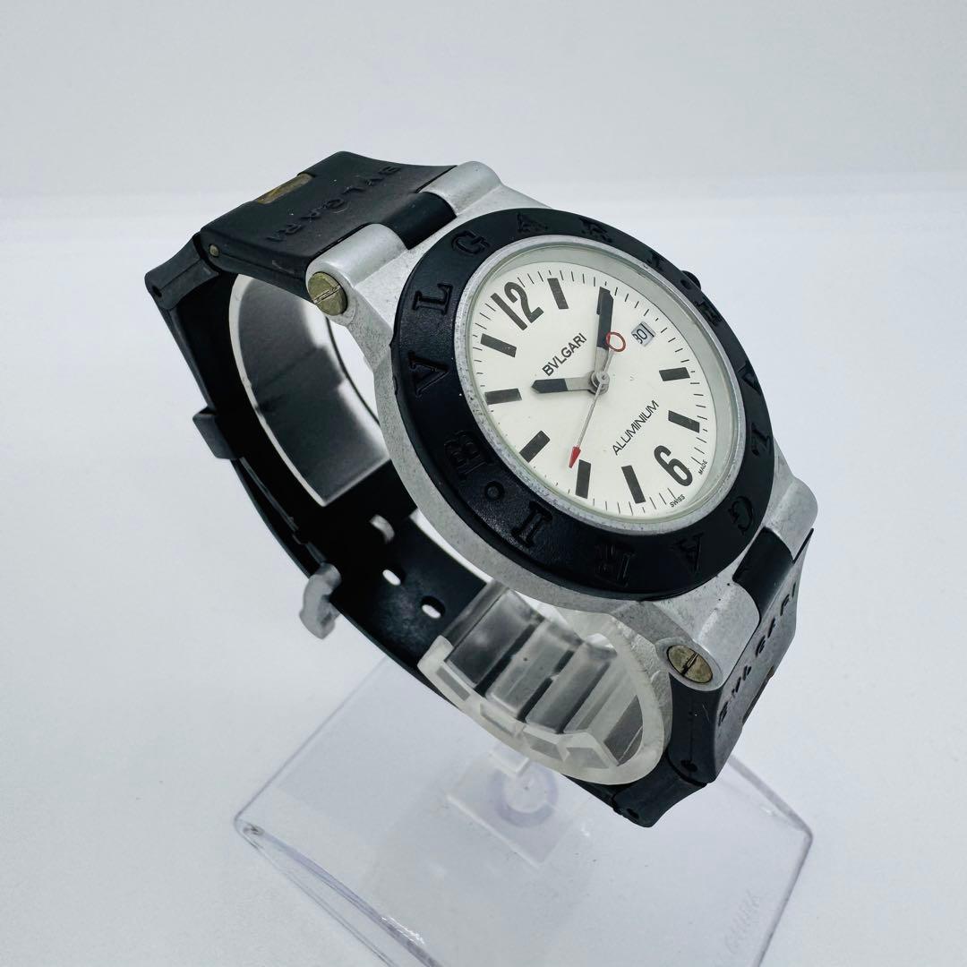 ✨BVLGARI✨ブルガリ✨デイト✨クォーツ✨AL38A✨アルミニウム✨腕時計✨