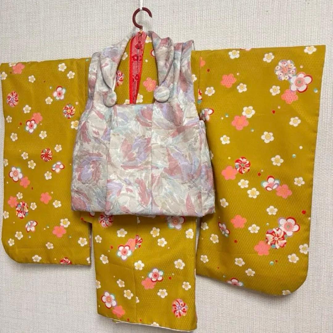 七五三　3歳　被布　着物　女の子