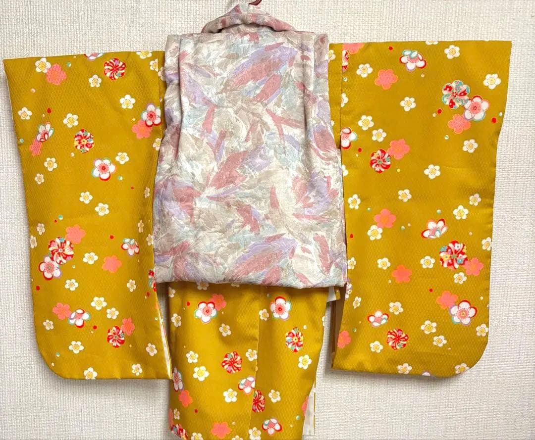 七五三　3歳　被布　着物　女の子