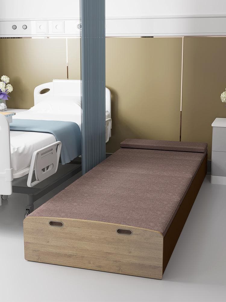 ペーパー折りたたみベッド幅120㎝高さ16㎝組立不要 マットレス付き 一人暮らし