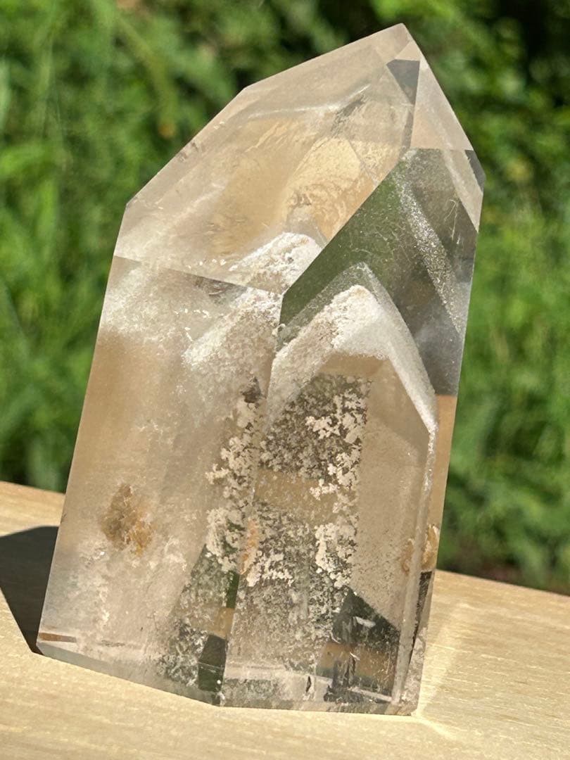 ファントムホワイトガーデンポリッシュAAAAA最高の雪水晶‼️大特価SALE