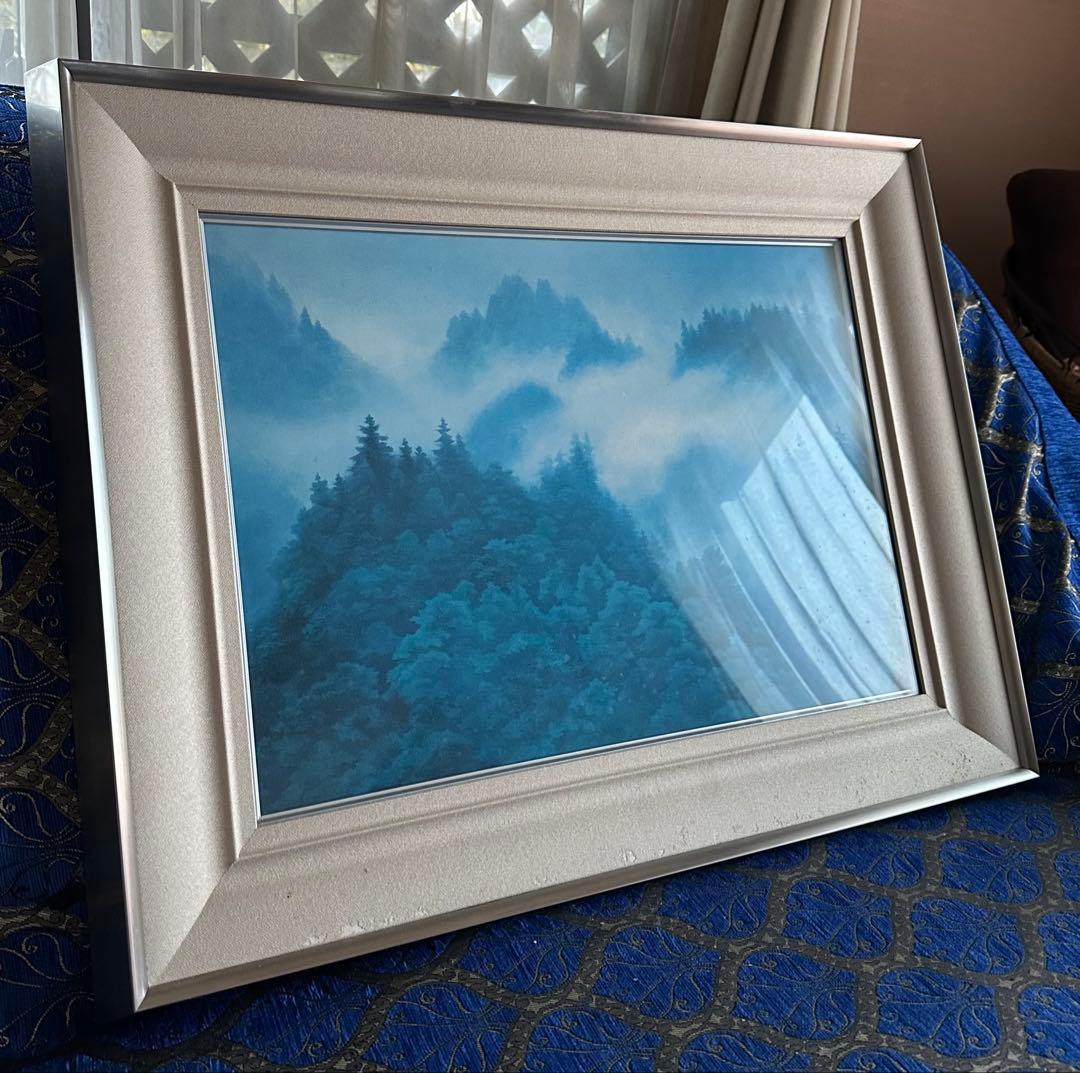 東山魁夷 「朝雲」 工芸画 - メルカリ