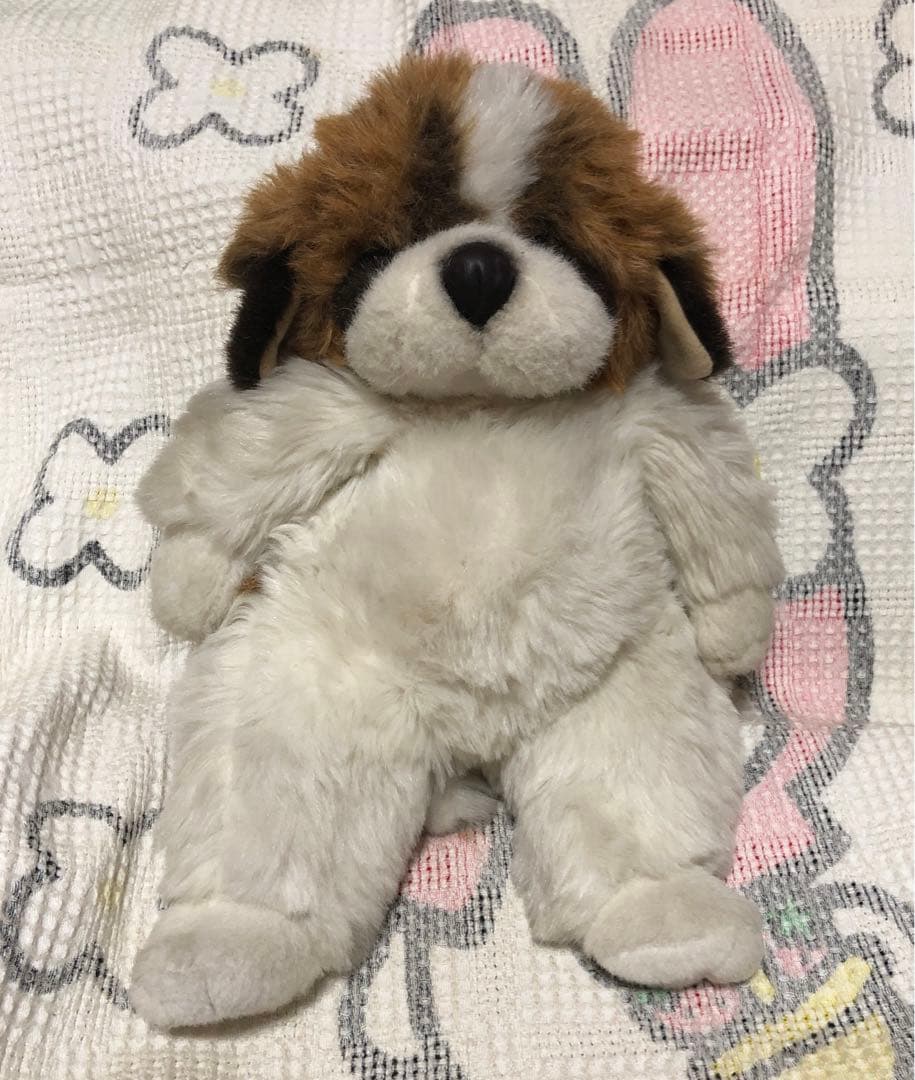 オリエンタルトーイ セントバーナード ぬいぐるみ 2コセット 中古品