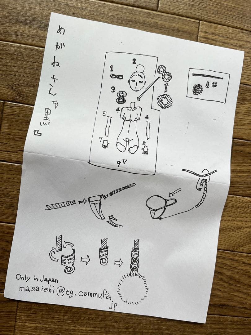ガレージキット 軽音堂 めがねさん「黒」 - メルカリ