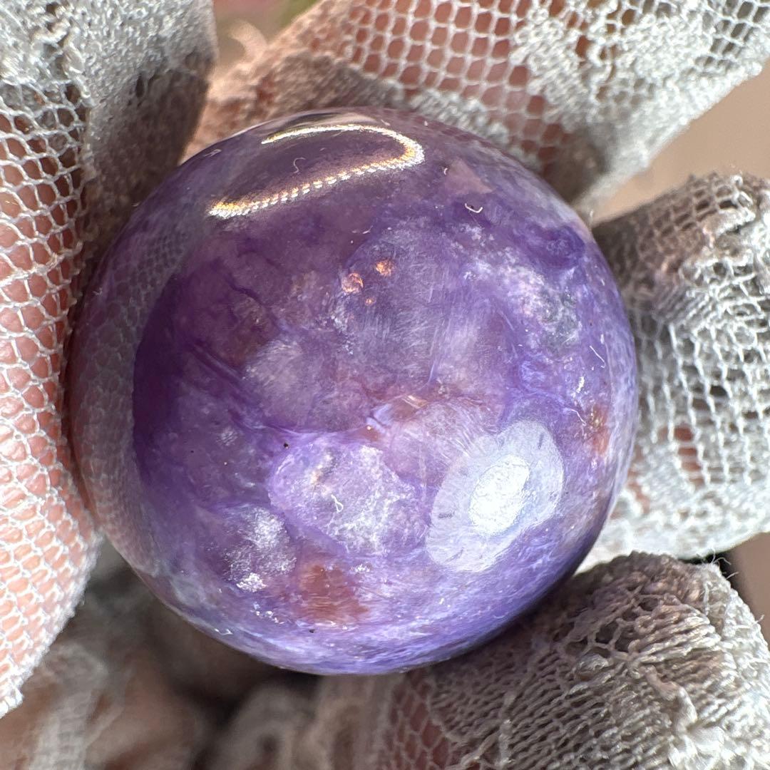 高品質 チャロアイトスフィアNo.2425