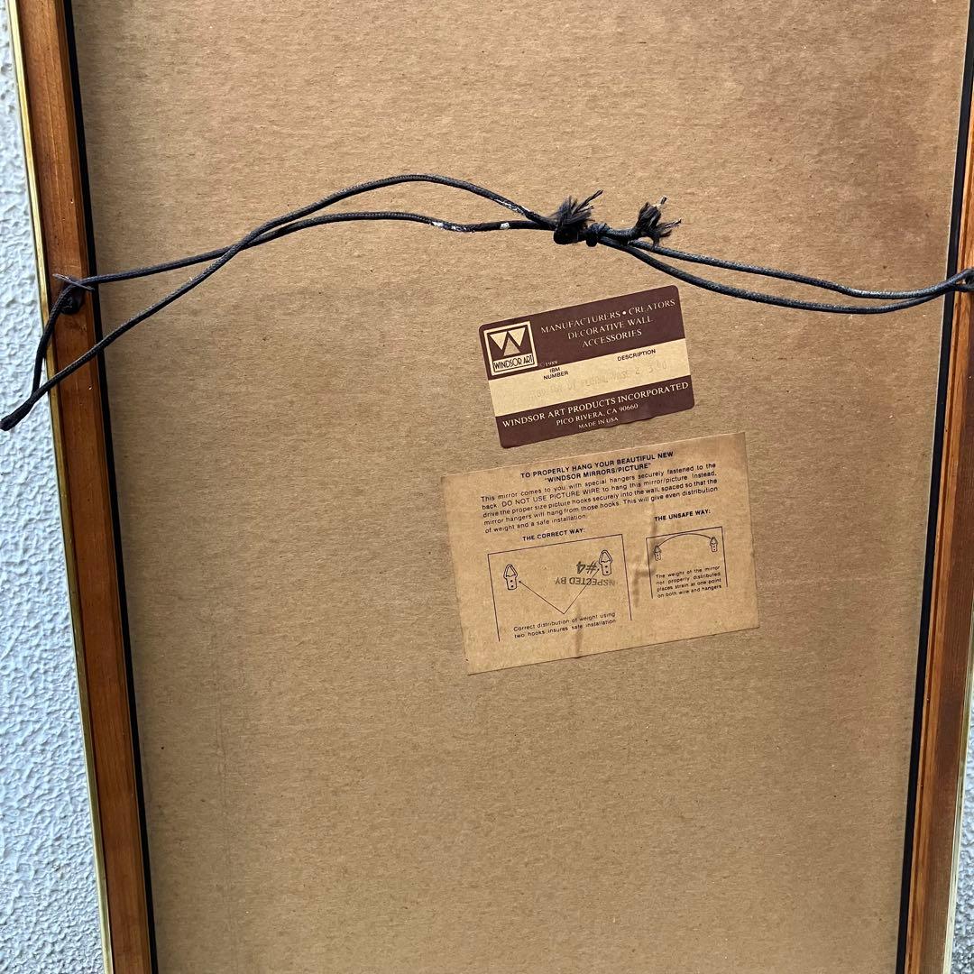 1989 WINDSOR ART 「FLORAL VASE」 ウォールミラー