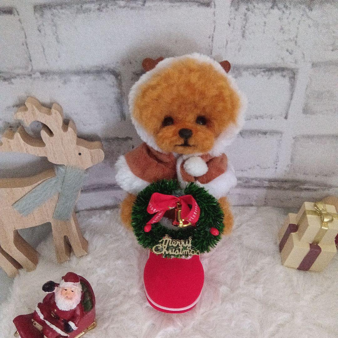 羊毛フェルト　トイプードル　もも　３点おまとめ