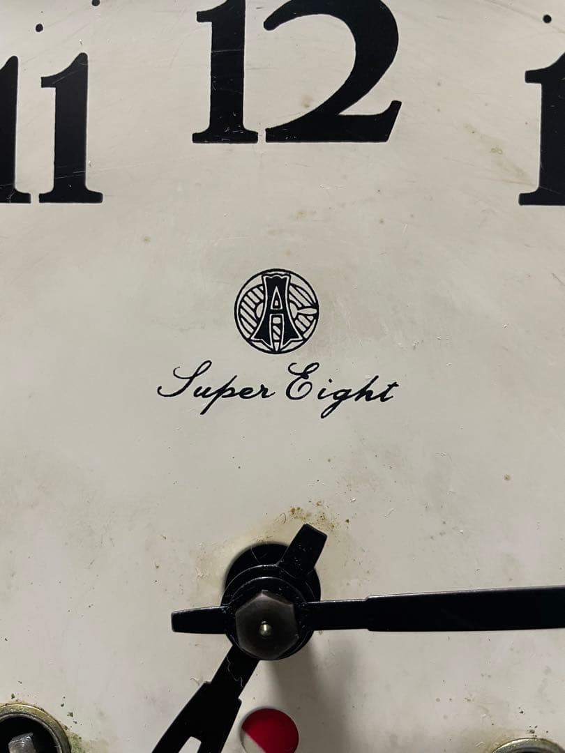 愛知時計　SuperEight ゼンマイ式掛時計