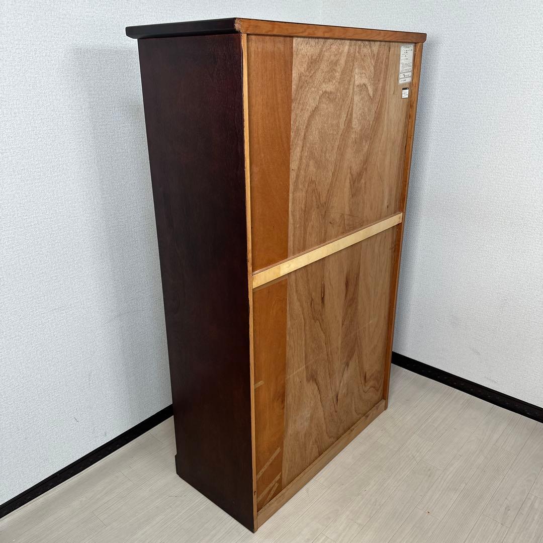 【展示品】北海道 はまなす民芸家具 飾り棚 本棚 書棚 ブックシェルフ i1※