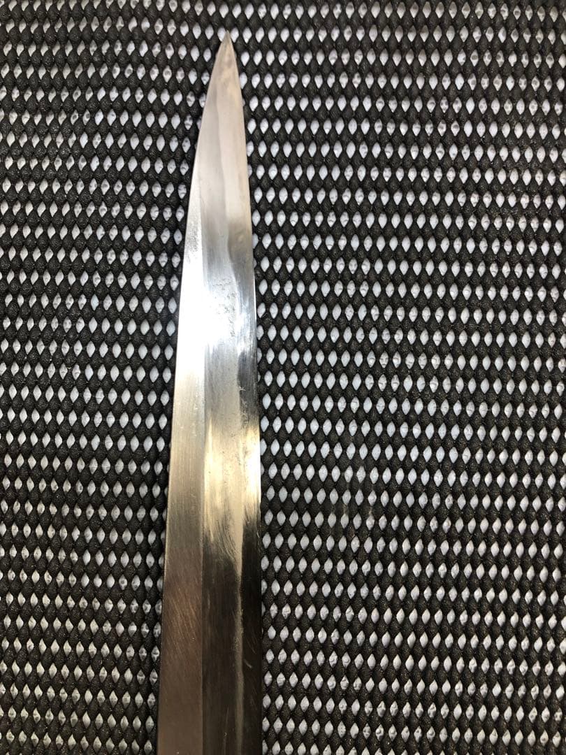 正本 鋼製　柳刃包丁 木製ハンドル