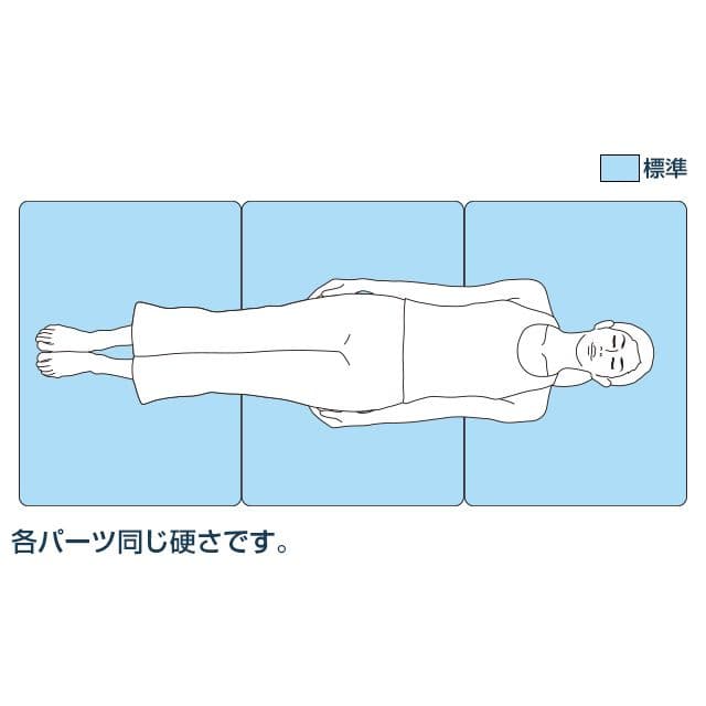 【最終値引】airweave 三分割マットレス S02 シングル