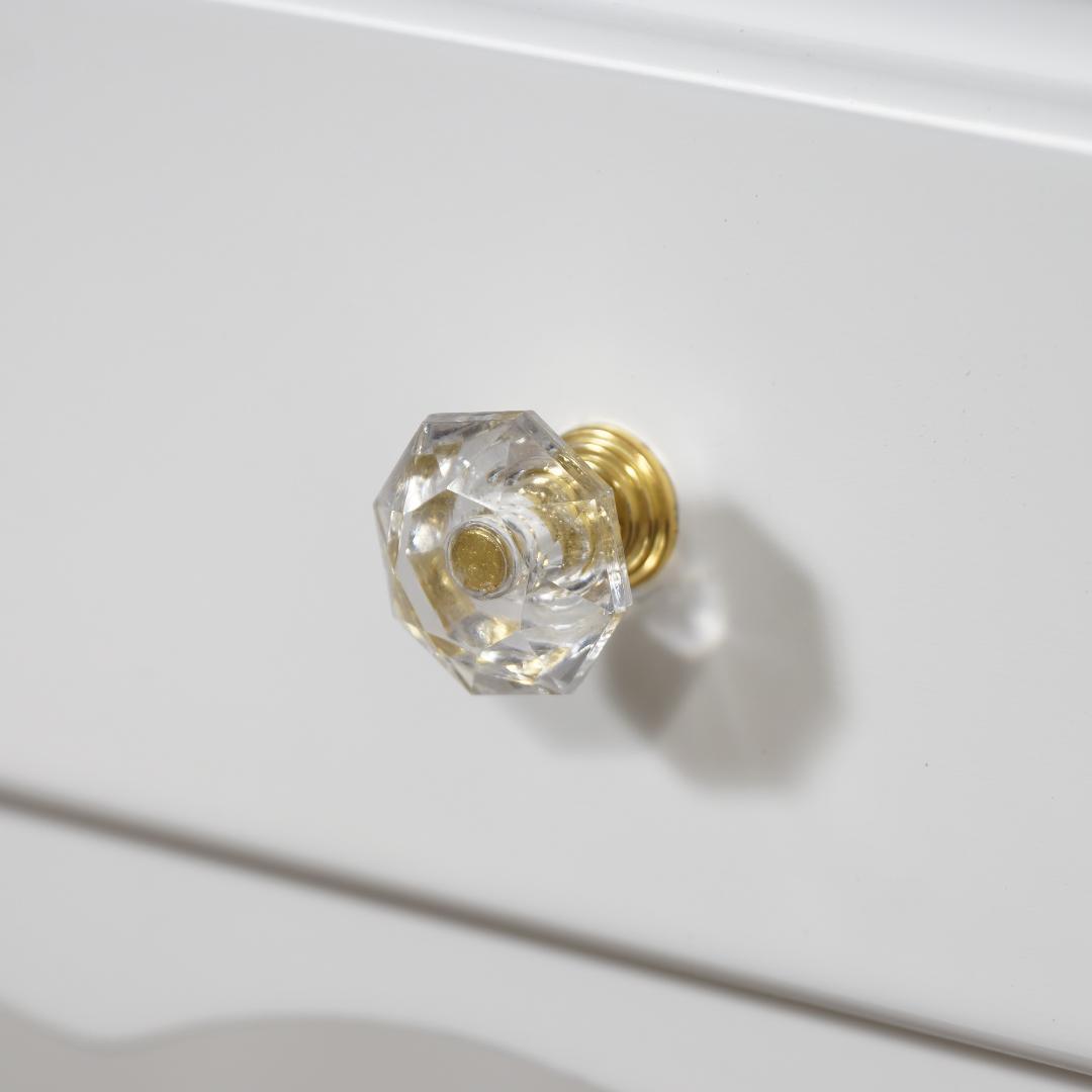 ◆訳あり特価◆【新品】エレガント　猫脚　ミラーなしドレッサー＆スツール　デスク