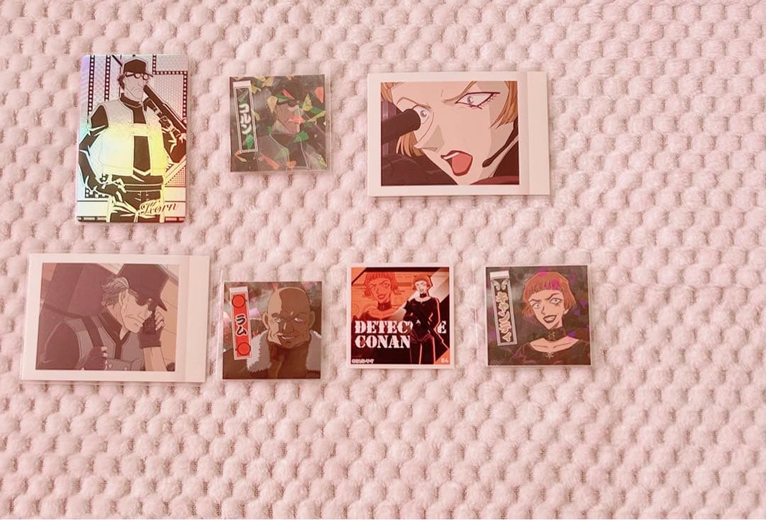 毛利小五郎、目暮十三、千葉和伸、白鳥任三郎、コルン、キャンティ　グッズバラ売り