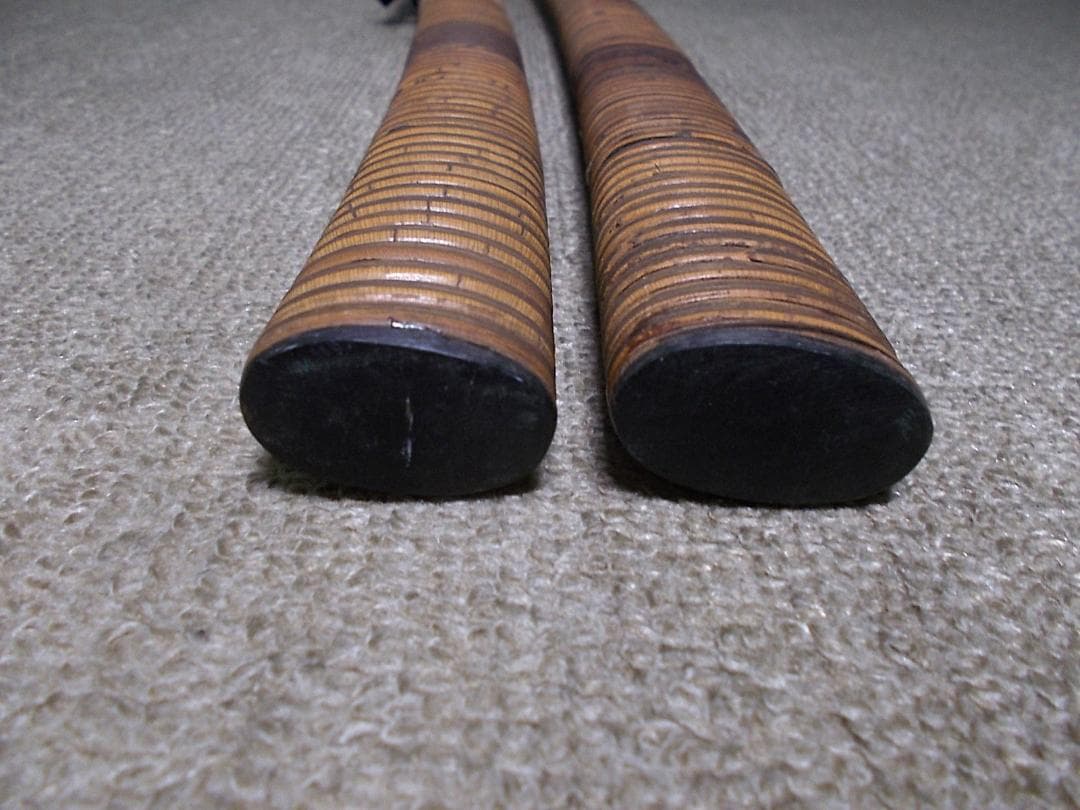 模造刀 居合刀 日本刀全長102cm1289g 67.5cm801g 鉄鍔 竹編