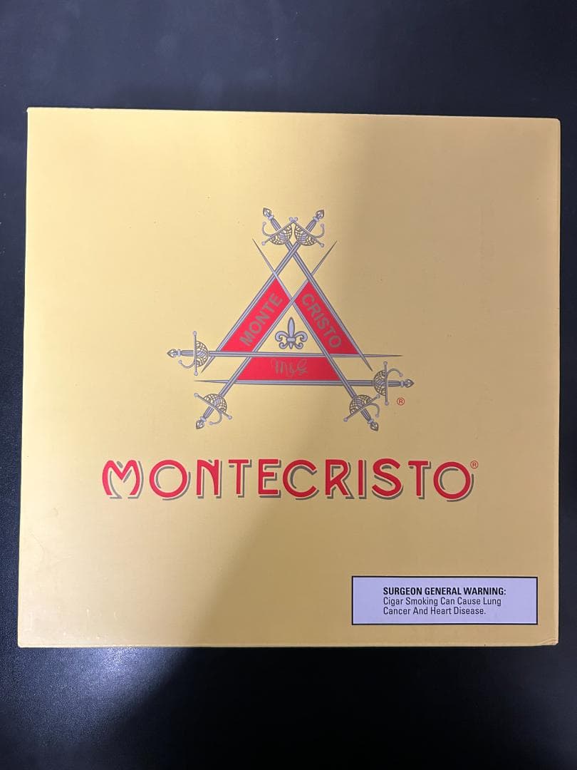[新品未使用・希少]　MONTECRISTO 陶器製置き型灰皿 黄色