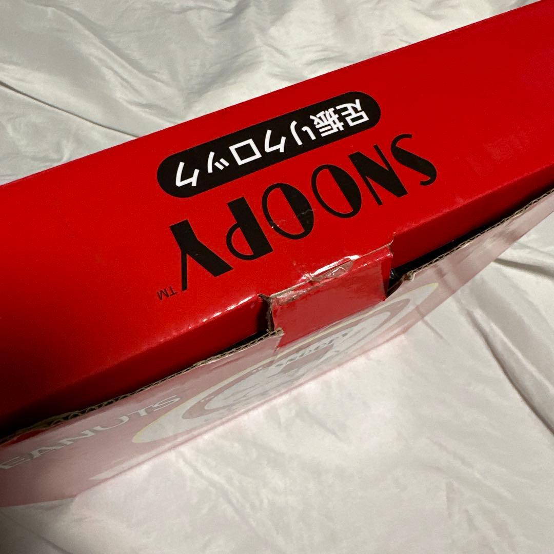 希少　掛け時計 スヌーピー 足振りクロック アナログ 静音 連続秒針 レッド