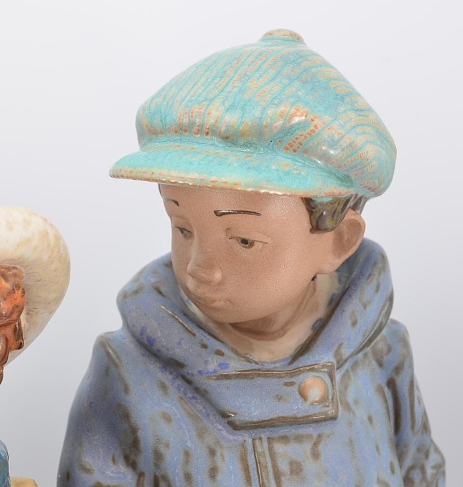 寒い日の登校　＃2242　★リヤドロ　スペイン　グレスコレクション　ヴィンテージ