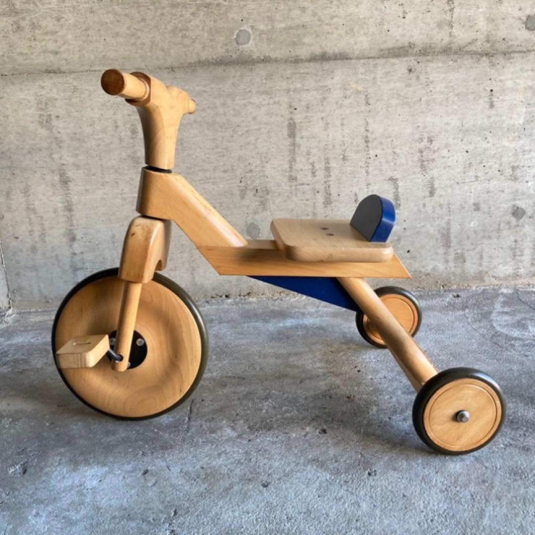 ボーネルンド 三輪車 ペダル付き 子供用 木製 ウッド シンプル
