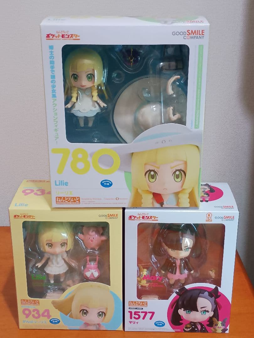 (送料無料) [要内容確認] ねんどろいど リーリエ等 中古品 3点セット