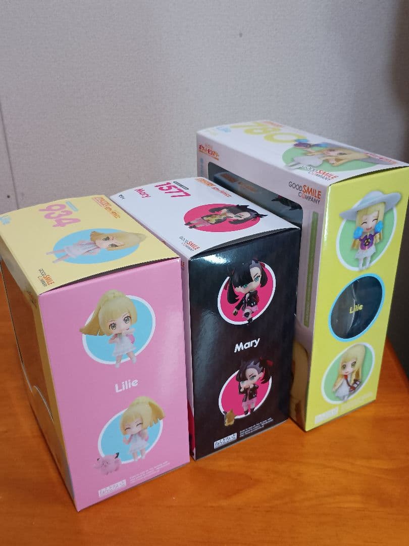 (送料無料) [要内容確認] ねんどろいど リーリエ等 中古品 3点セット