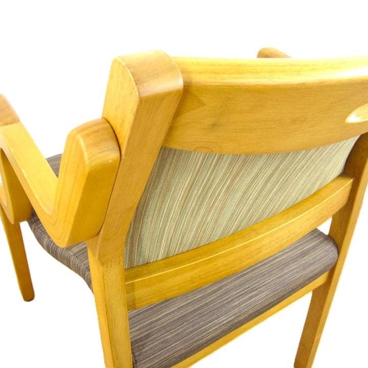 介護用木製椅子 アーム付き ダイメトロール　カルファイバー　姿勢保持　粉瘤　糜爛