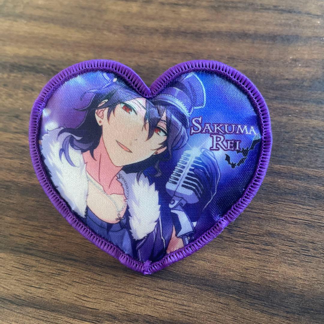 朔間零 あんスタ 缶バッジ ハート 布 - メルカリ