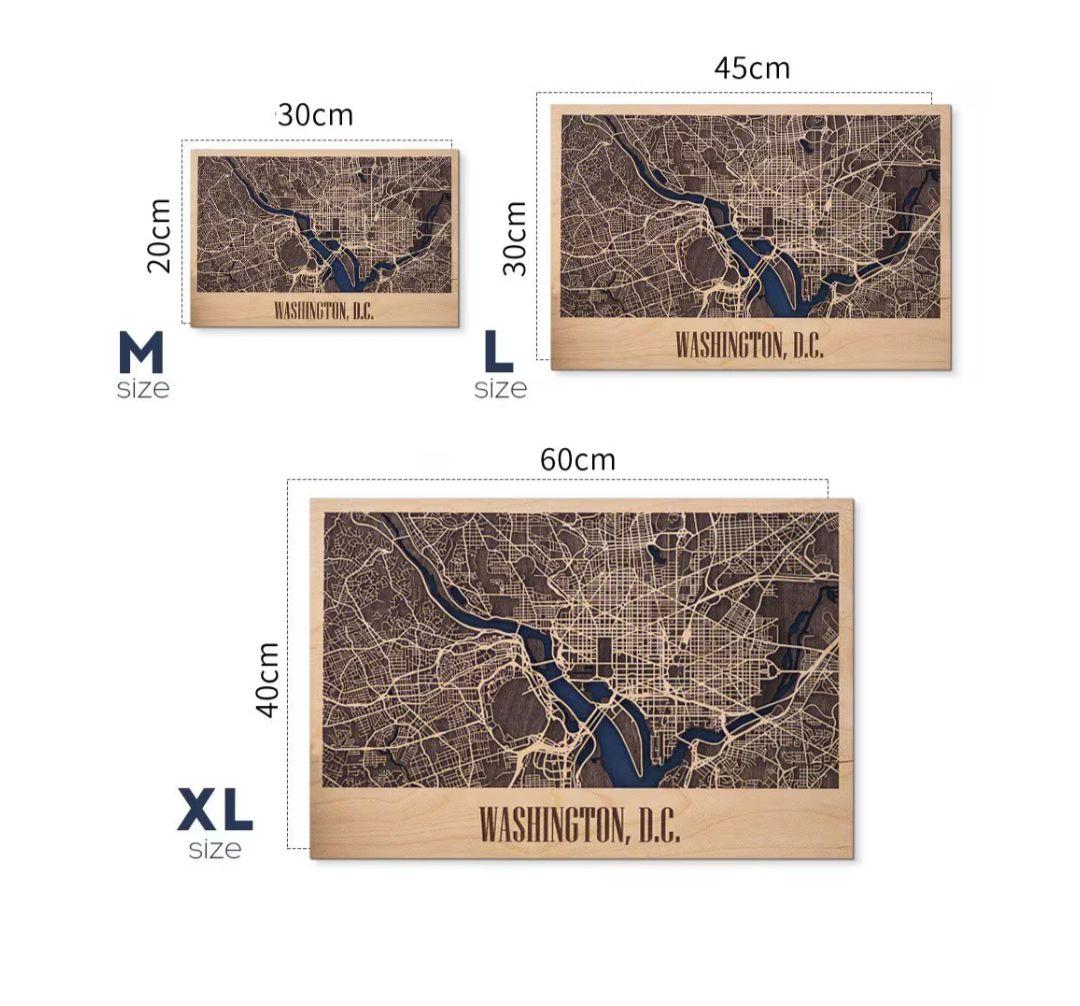 【TOKYO SLOW LIFE樋口氏】ENJOY THE WOOD 木製地図