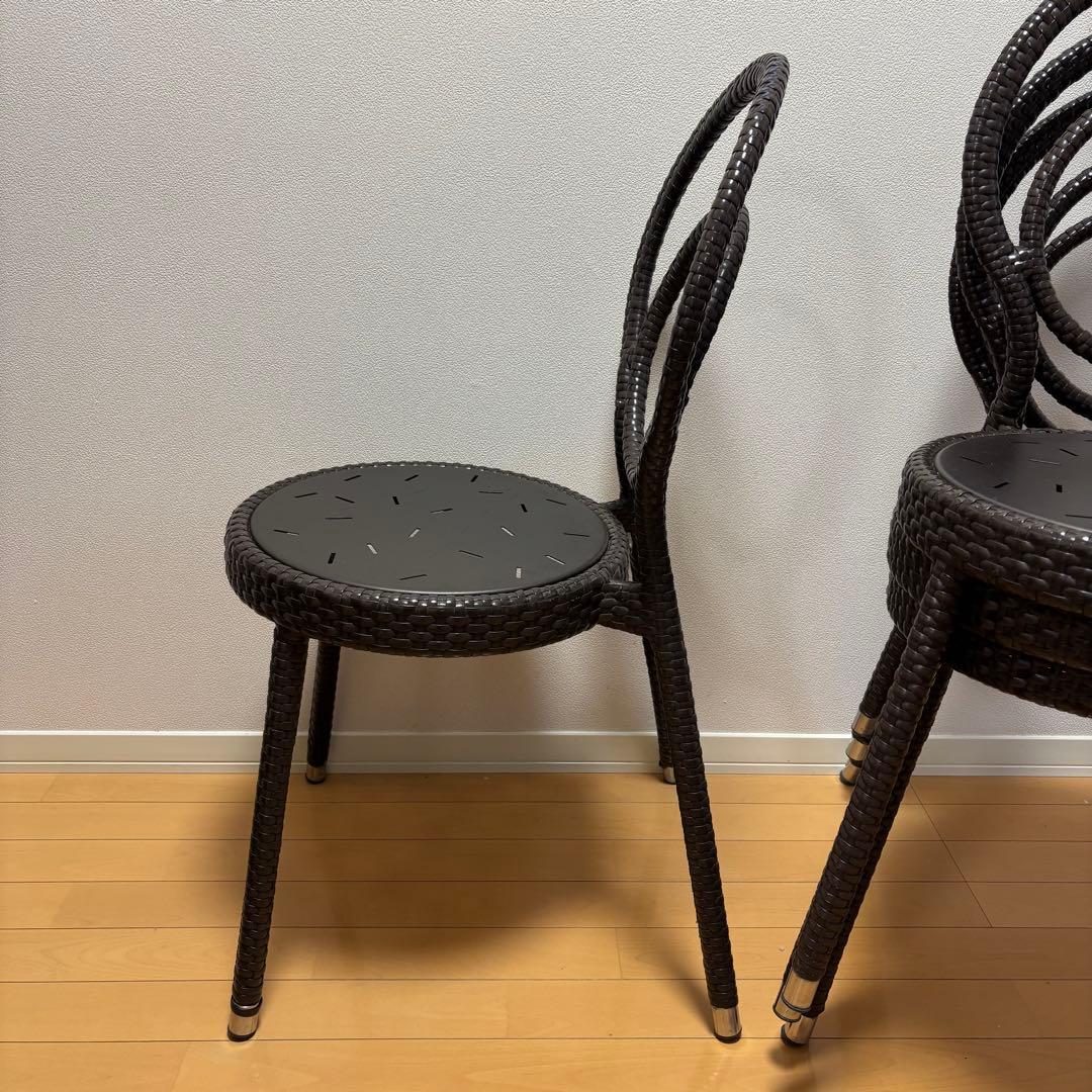 emu　エミュー　イタリア家具　インテリア　ガーデンチェア　4脚セット