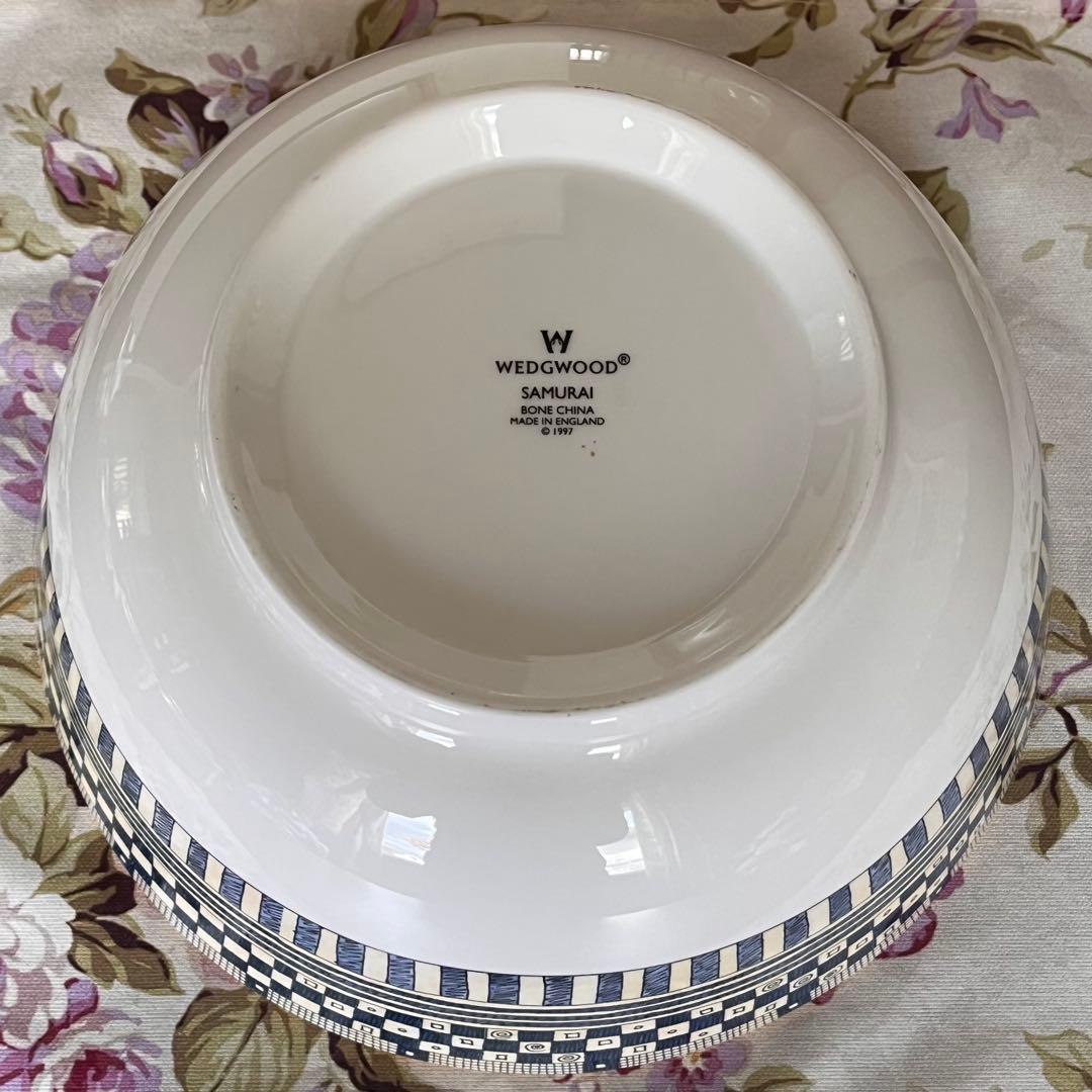 【レア美品】英国製　ウェッジウッド★サムライ★大きなボウル