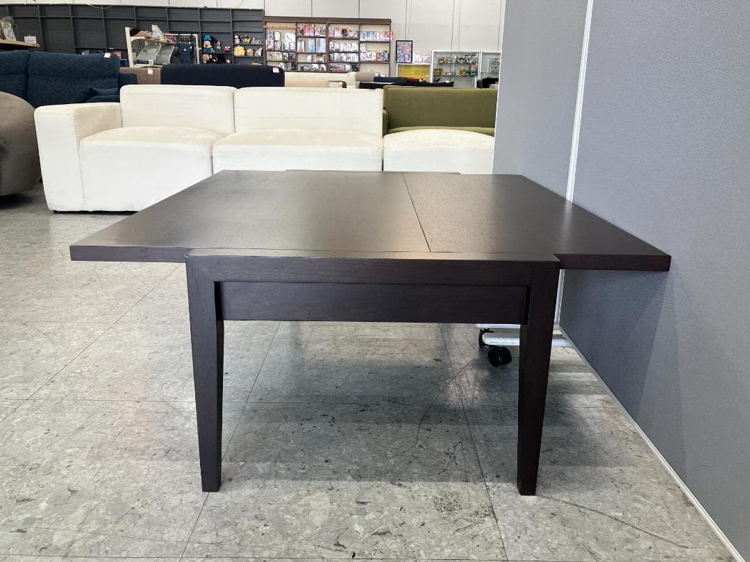 ACTUS ローテーブル ALCHEMY エクステンション 伸縮式 ブラウン