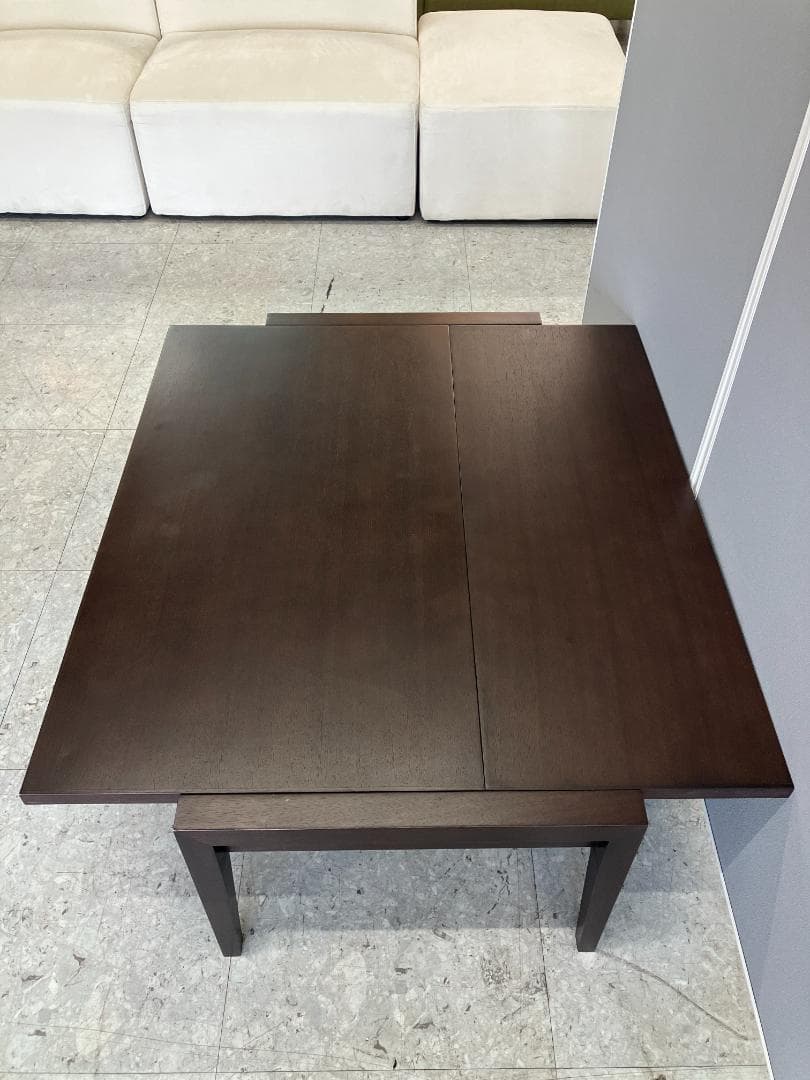 ACTUS ローテーブル ALCHEMY エクステンション 伸縮式 ブラウン