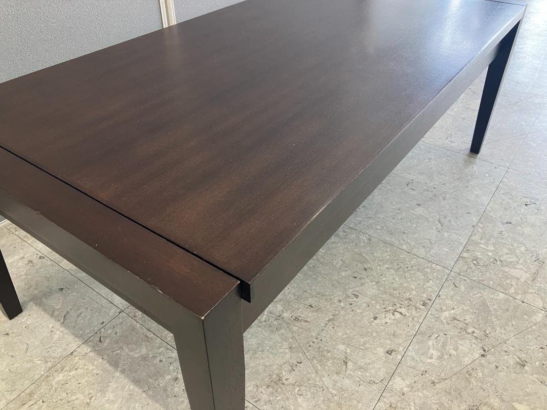 ACTUS ローテーブル ALCHEMY エクステンション 伸縮式 ブラウン