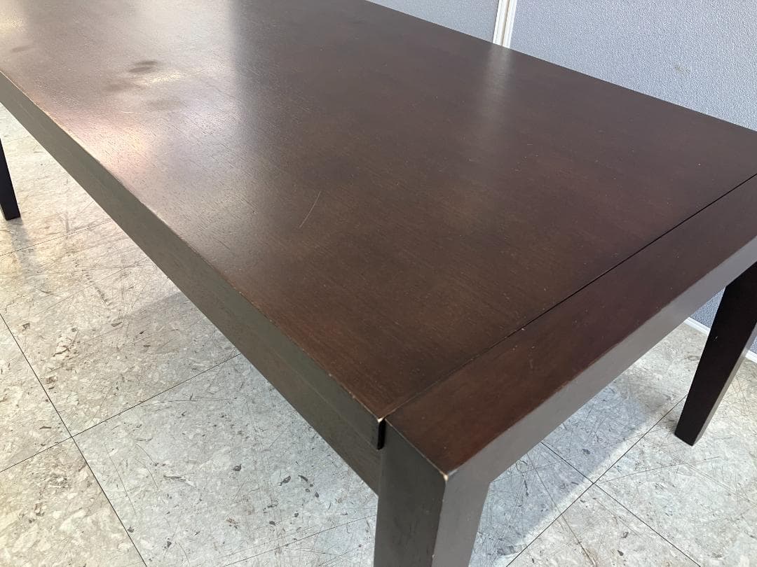 ACTUS ローテーブル ALCHEMY エクステンション 伸縮式 ブラウン