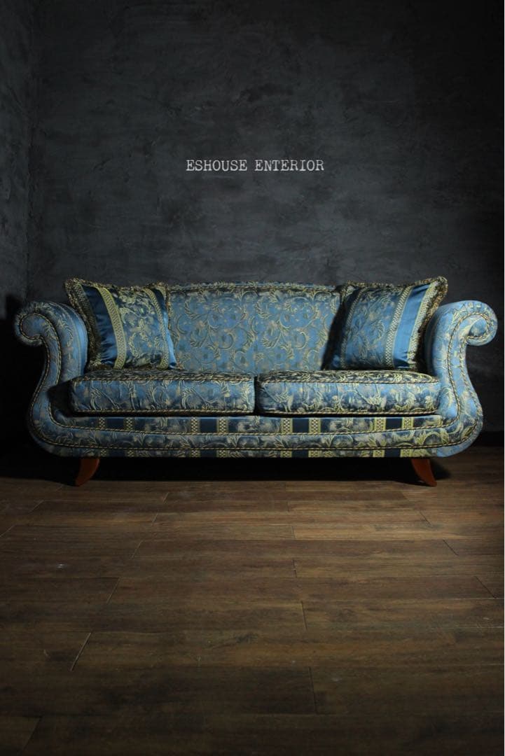 首都圏送無料〜イタリア バロック 伝統芸術デザイン60万 輸入ソファ クラシック