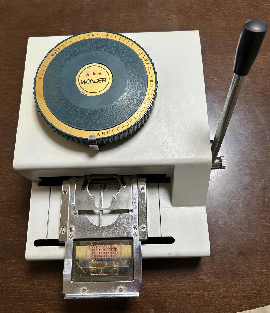 ドッグタグ専用 刻印機 ドッグタグマシーン 打刻機