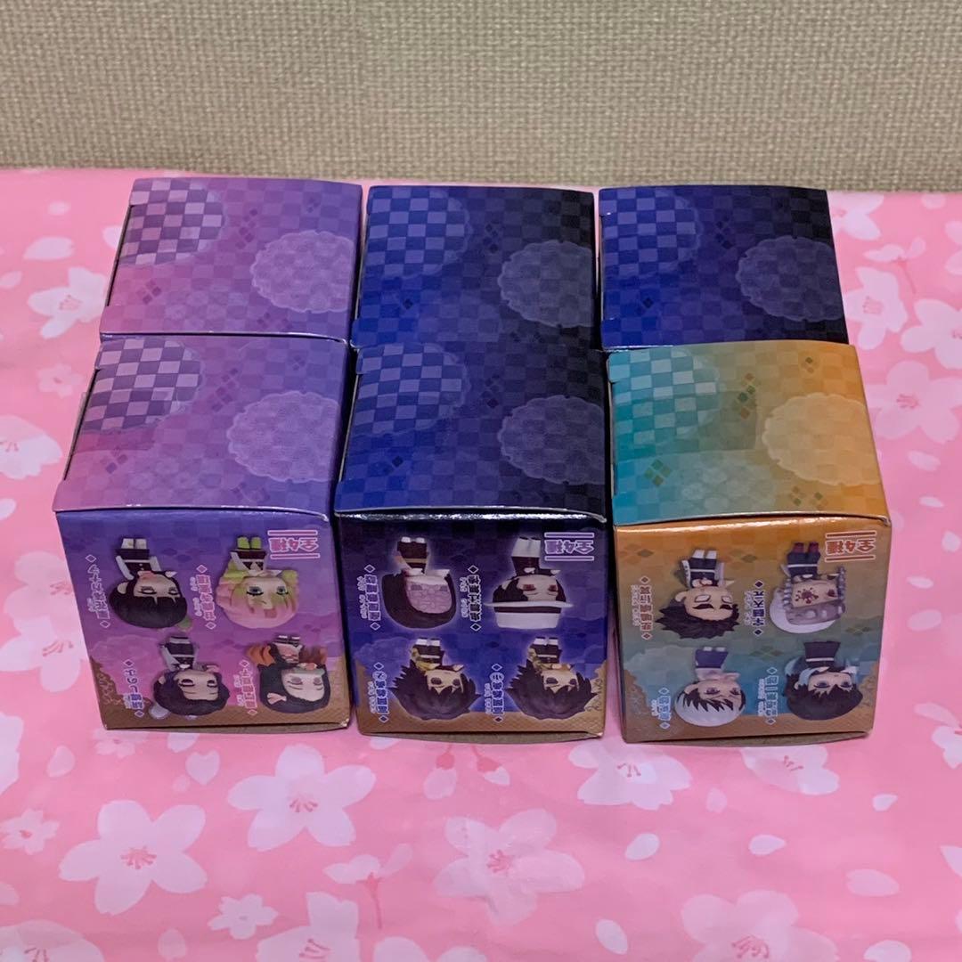 【在庫ラスト・未開封】鬼滅の刃 ちょこっとひっかけフィギュアぷち 6体セット