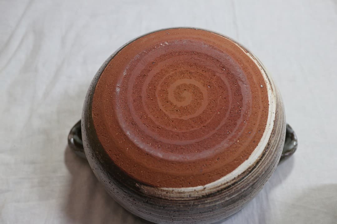 未使用 たち吉 白刷毛目 土鍋 ご飯鍋 3合炊き 元箱有り