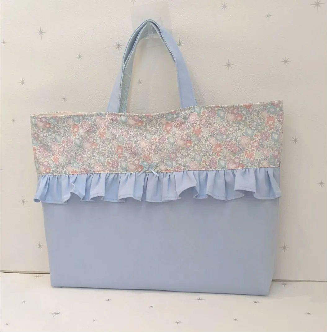 入園入学セット　リバティ、キラキラミシェル　クリスタルスカイ