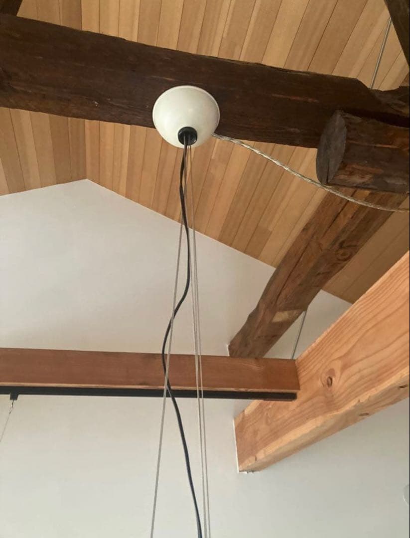 ポストモダングラスペンダントライト ヴィンテージ　スペースエイジ nashop