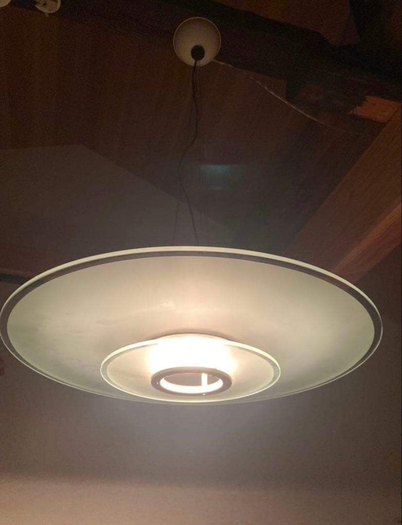 ポストモダングラスペンダントライト ヴィンテージ　スペースエイジ nashop