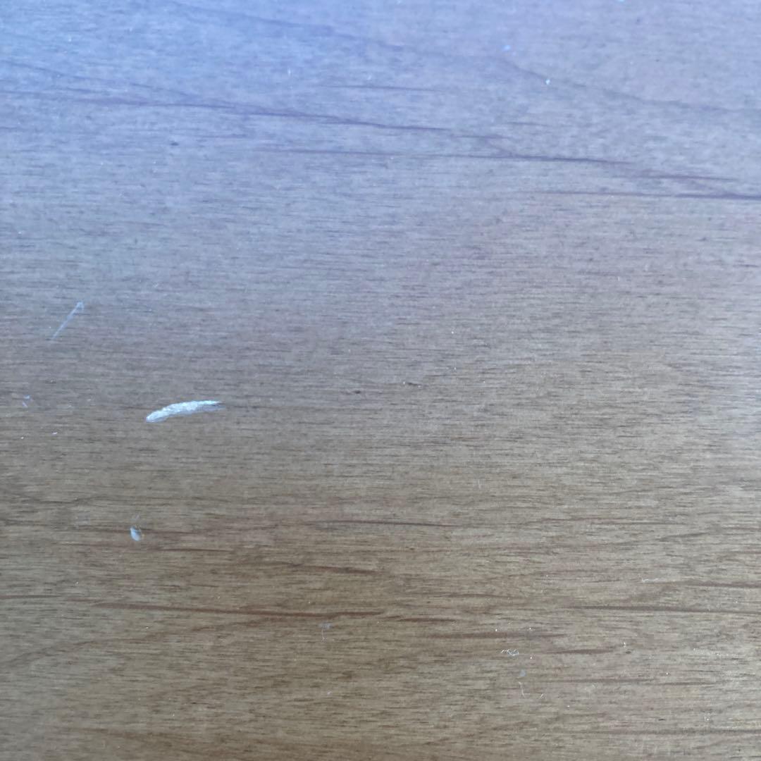 5段引き出し　電話台　チェスト　猫　木製　足跡