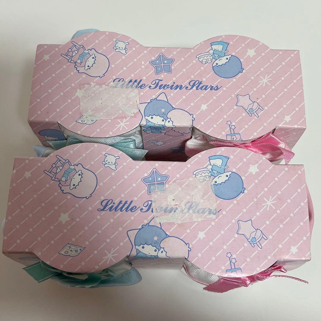 【新品未開封】リトルツインスターズ　キキララ　ガラス瓶　キャニスター　2個セット