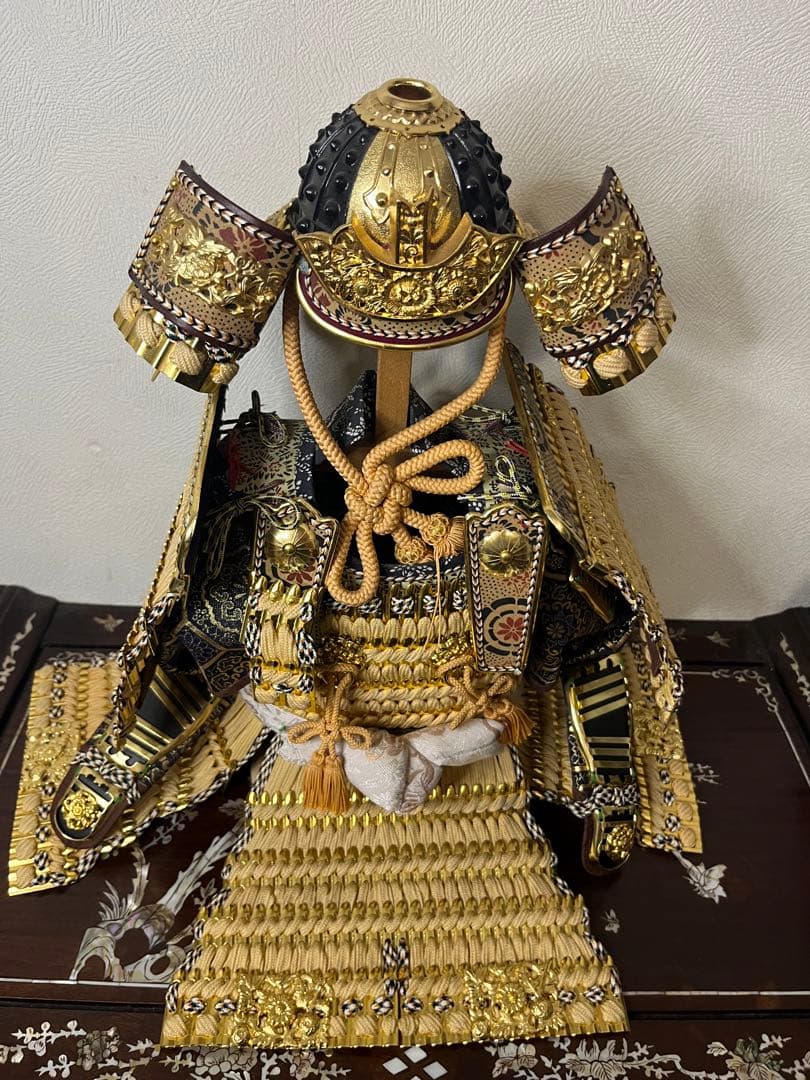 久月監製　津田蓬生作　3本の矢　五月人形　兜飾り　12号春　  子供の日　中古品