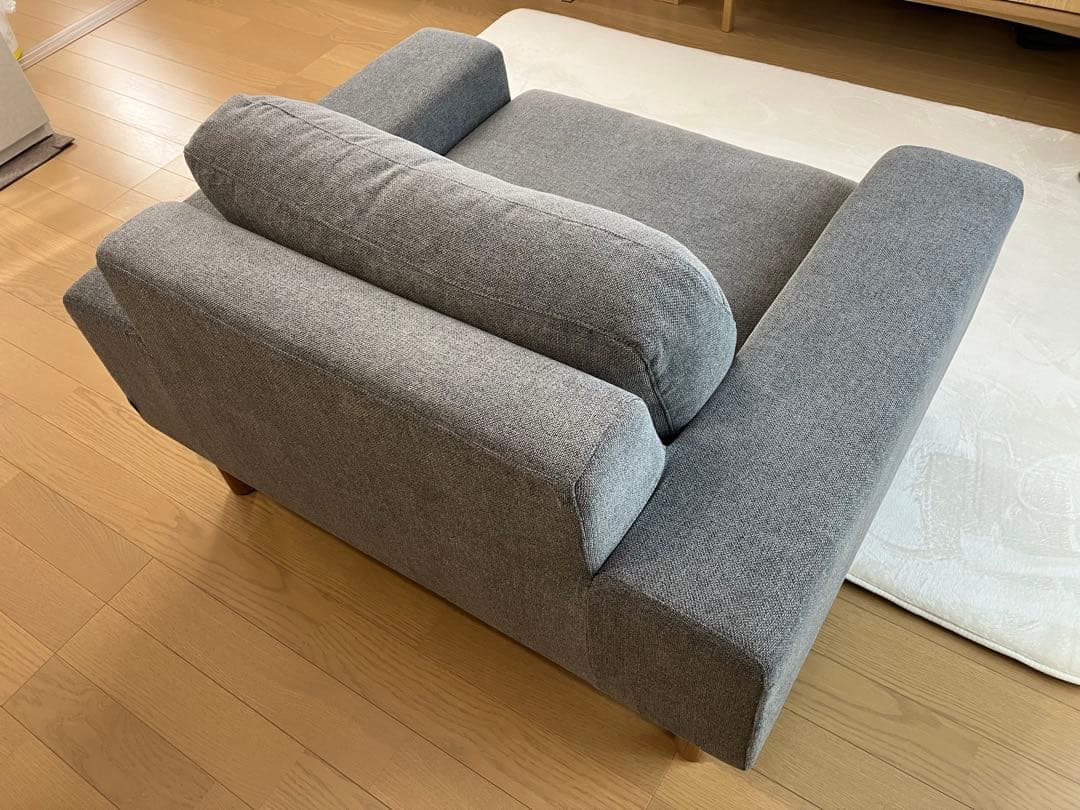 【ほぼ未使用】sieve ソファー bulge sofa 1seater グレー