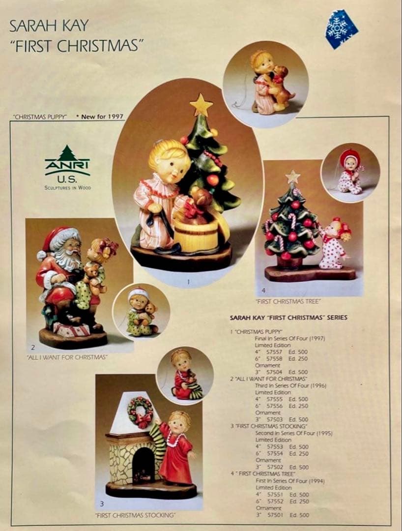 m*m様 ◆オークション◆アンリ人形　17㎝✰⋆【First Christmas