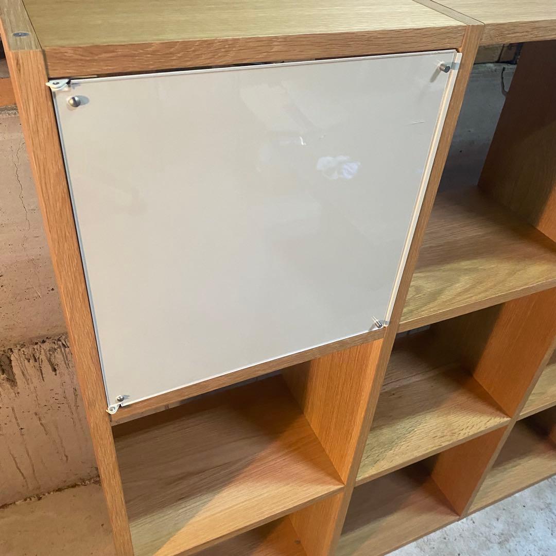 無印　スタッキングシェルフセット・３段×３列・オーク　3×3 オープンラック