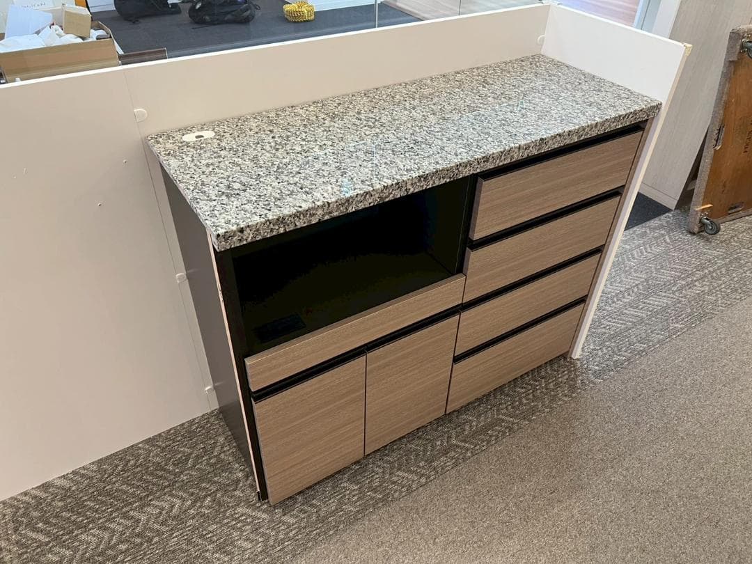 H7916☆展示品☆タカラスタンダード☆食器棚☆レンジボード☆システム収納☆