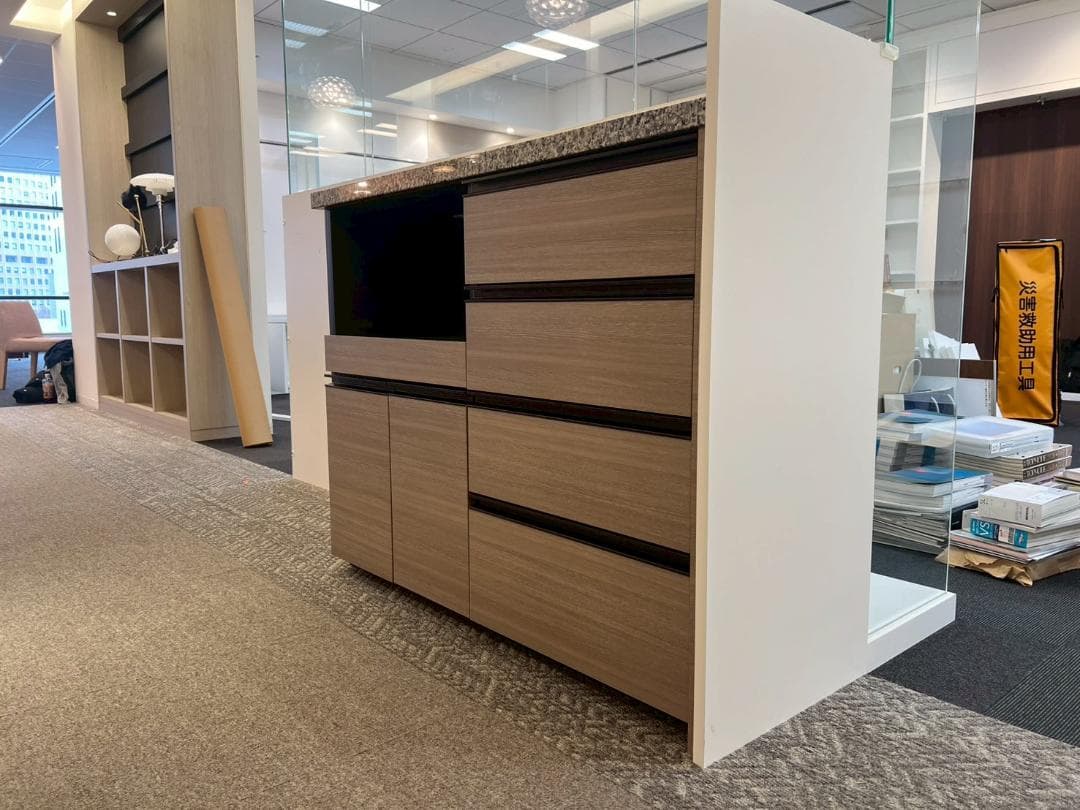 H7916☆展示品☆タカラスタンダード☆食器棚☆レンジボード☆システム収納☆