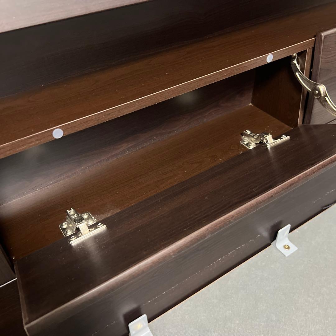 ニトリ ダークブラウン セミダブル ベッドフレーム