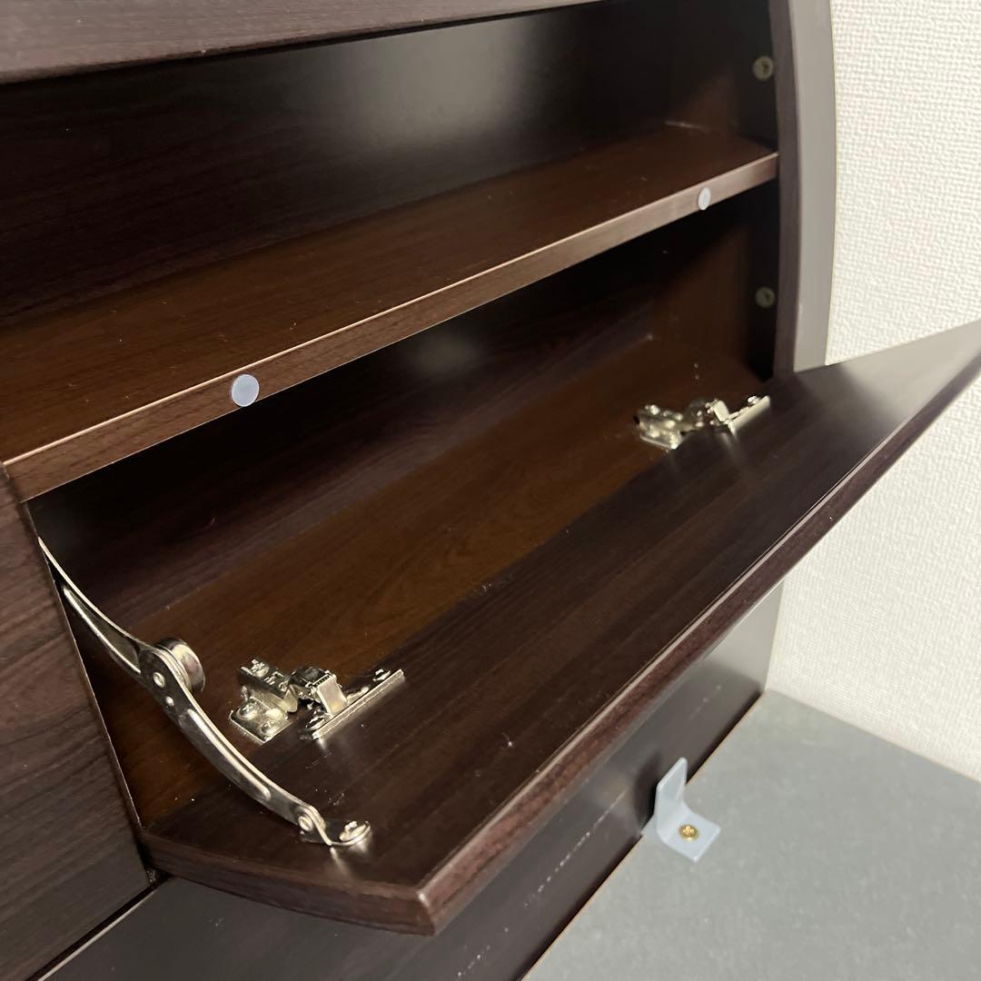 ニトリ ダークブラウン セミダブル ベッドフレーム